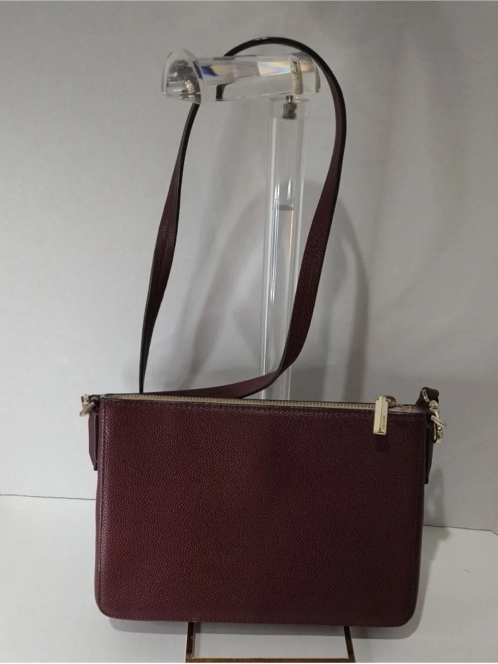 kate spade Burgundy and Blush Two-Tone Crossbody with Wallet